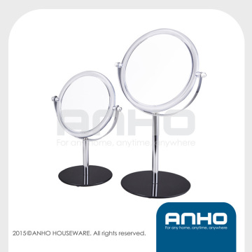 Double sided round bathroom mirror, cosmetic mirror, vanity mirror