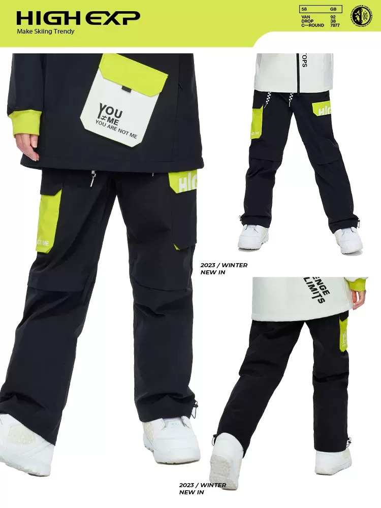 Ski Pants Women's Snowboard Double Freestyle Straight