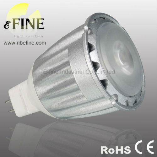 COB led MR16 sharp led 6W spot light LED bulb aluminium body