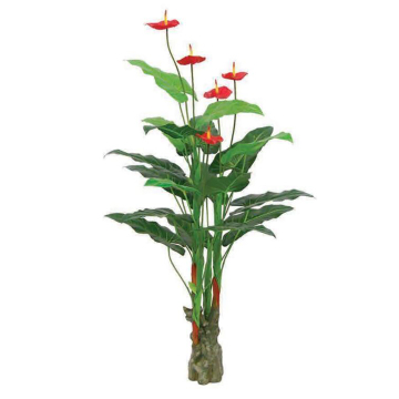 Linwoo Simulated Calla Lily Artificial Bonsai Tree with 3 Flowers