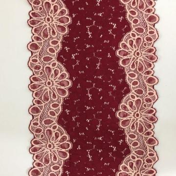 Beautifical African lace fabrics lace trim 18CM