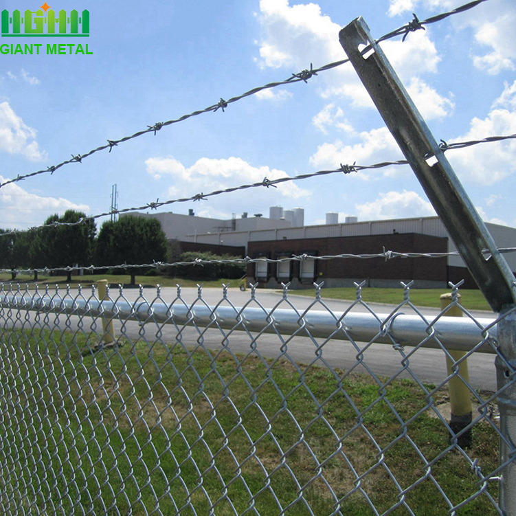 High Security PVC Coated Galvanized Chain Link Fence