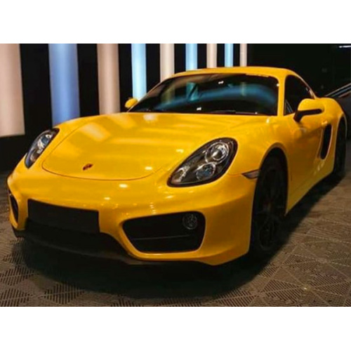 Crystal gloss sunflower yellow car wrap vinyl