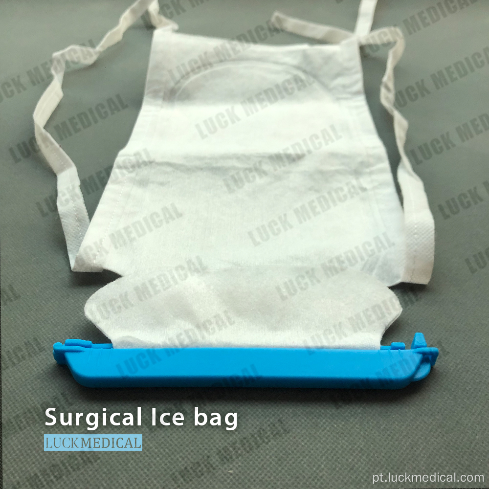 Bolsa de gelo recarregável com grampo