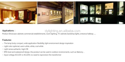 3W Surface Mounted LED Cabinet Lights & Under Cabinet Lighting