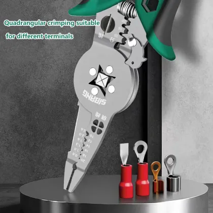 Green disc wire stripper