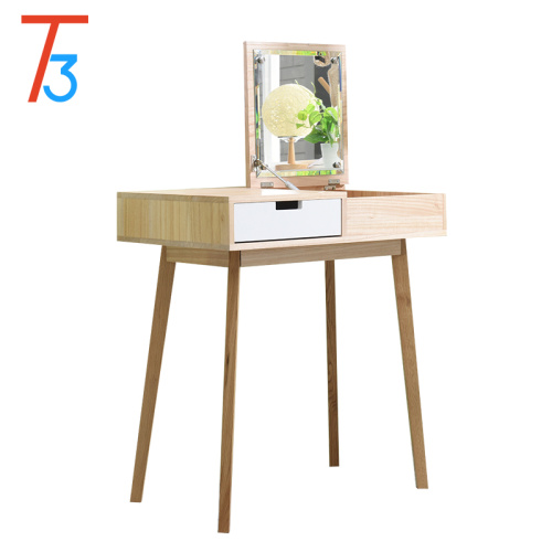 Flip Mirror Dressing Table Modern Flip Mirror Makeup Table Dressing Table Manufactory