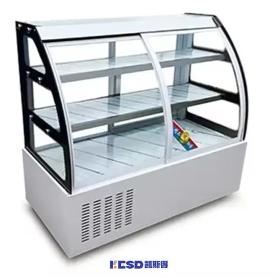 Hot Selling Curved Glass Refrigerator Fan Cooling Cake Display Cooler Cake Showcase