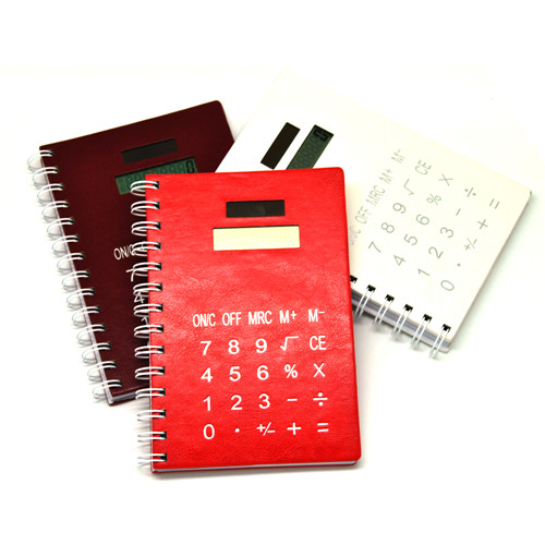 Notebook with Calculator