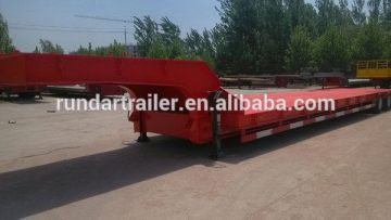 Top quality antique lift axle low bed trailer
