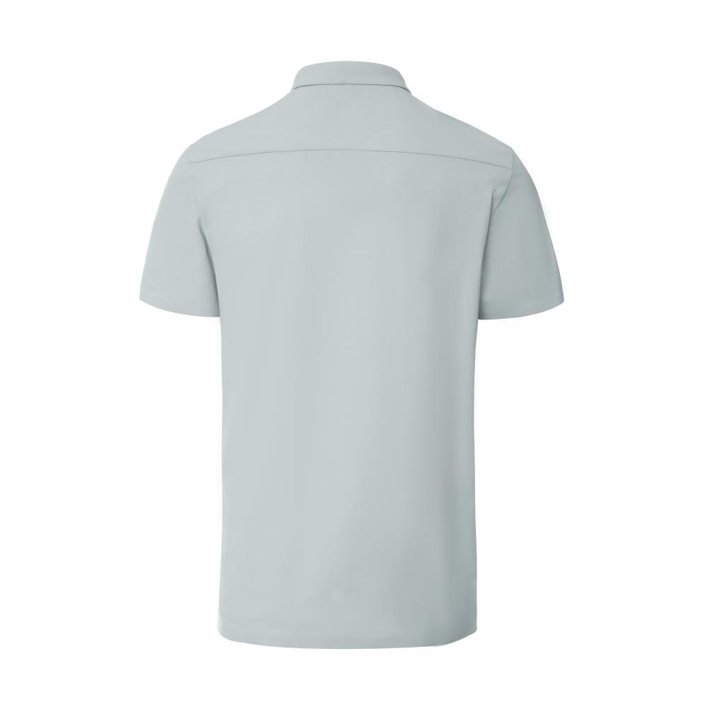 Embroidered Polo Collar Men's Top