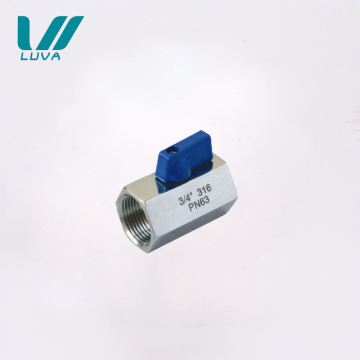 SS304 Npt bspt bsp female thread mini ball
