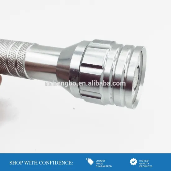 classic design aluminum 6 led telescoping flexible torch flashlight with magnet