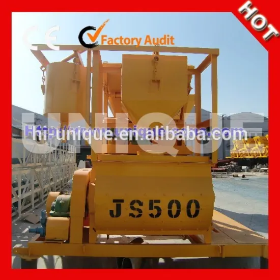 Best Sale 500L Electric Twin Shaft Concrete Mixer JS500