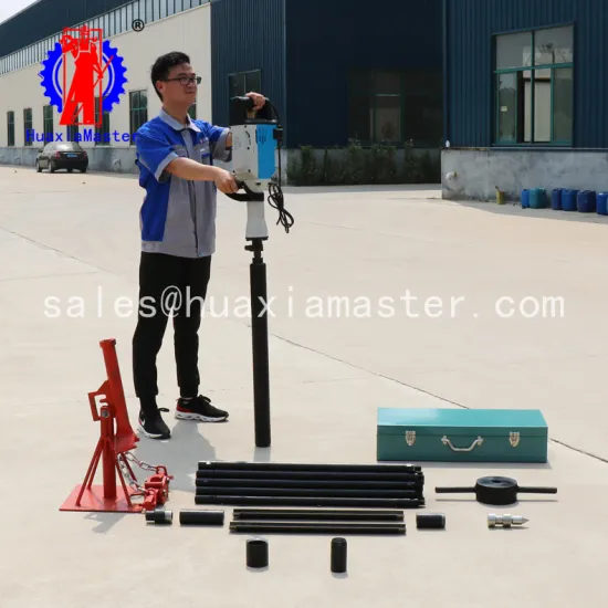 QTZ-3D electric soil sampling drilling rig / high power cheap backpack portable small water well drilling rigs for sale