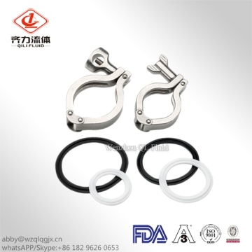 Raccords de tuyaux en acier inoxydable Collier de tube sanitaire