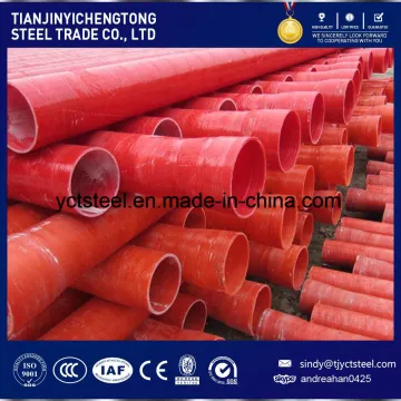Red Fiberglass Winding Pipe with High Strength and Corrosion Resistant