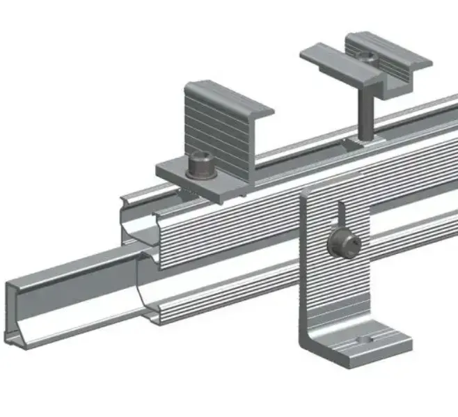 Solar Rail Mounting System for Aluminum Rails