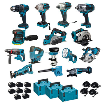 Factory Price Cordless 21V Lithium Battery Power Tools Set