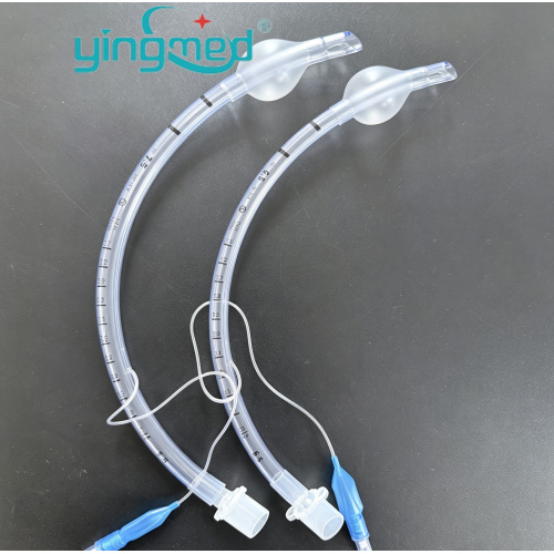 Tıbbi PVC Endotrakeal Tüp, Anestezi ve Acil Entübasyon için Zeytin Armut Şekilli Konik Manşet