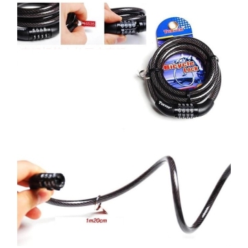 Bicycle Lock Code: Key Locks, Bike Cycling Password Combination Security Steel Wire Locks - Bicycle Accessories" 

However, for better SEO and readability, you might consider shortening it to:

"Bicycle Lock Code: Password Combination & Steel Wire Locks f
