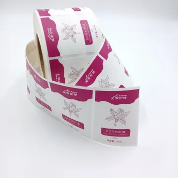 Transparent Sticker Custom Packaging Cosmetic Labels