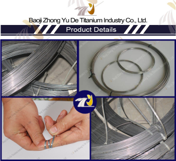 ASTM B550 Zr705 Zirconium alloy wire