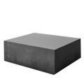 Moderner einfacher quadratischer Outdoor -Betontisch