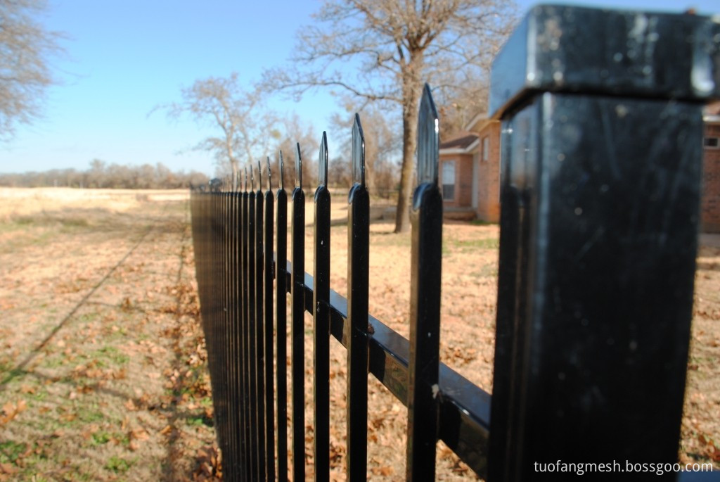 square post ornamental fencing 