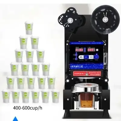 Automatic Taiwan Milk Tea Boba Sealer Machine