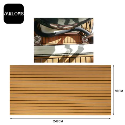 Melors Waterproof Teak Flooring EVA Flooring Mats