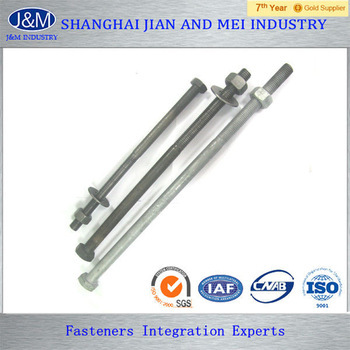 rebar pin type m27 anchor bolts