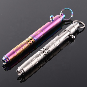 Ti-tactical: The Ultimate Titanium Alloy Tactical Pen-أداة للدفاع عن النفس متعددة الاستخدامات للمستلزمات الخارجية