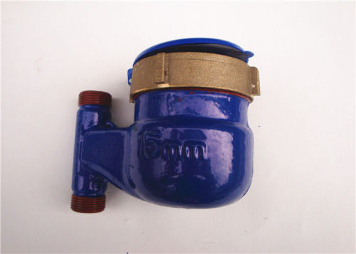 Customized Brass Garden Hose Vertical Water Meter With High Sensitivity  