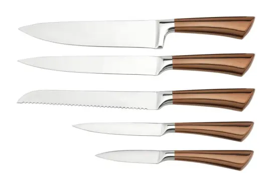 stainless steel handle kitchen knives