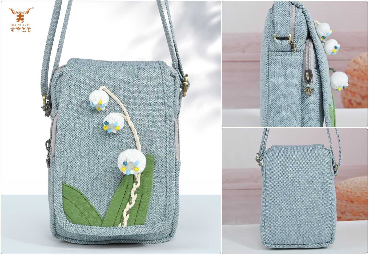 Flip Top Crossbody Bag