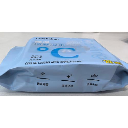 Toallitas húmedas de enfriamiento refrescante para alivio de verano
