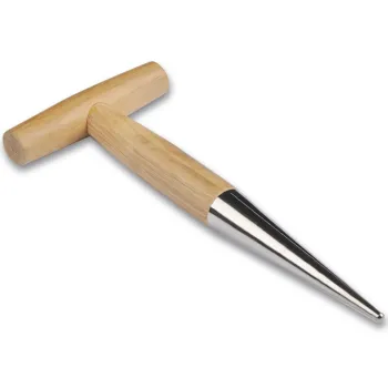 Stainless Steel Portable Handheld Bulb Planter and Dibber Tool for Garden Use