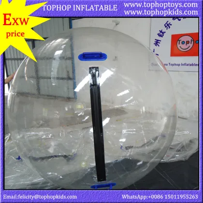 TH-WB001 100% pvc tpu inflatable aqua water sphere water walker ball price for sale