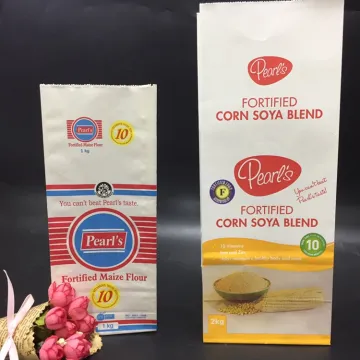 Recyclable Colourful Paper Flour Bag