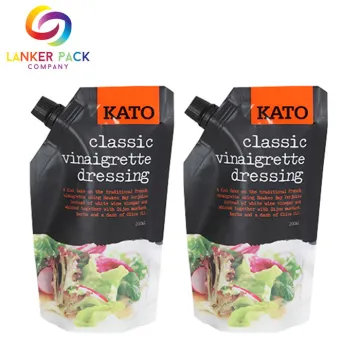 Stand Up Foil Sauce Pouch Spout Packaging