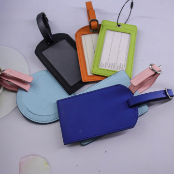 Wholesale Leather Luggage Tags Customized for Travel - Waterproof PU Luggage Tag