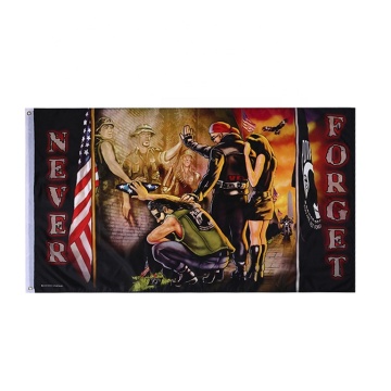 Hot selling customized logo factory price promotion flag