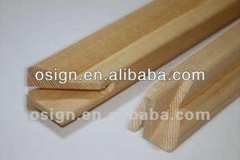 framed wood bars