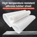 Feuille de silicone transparente blanche étanche résistante à la chaleur