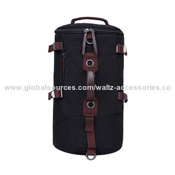 Outdoor ergonomic double strand, black sports bag, single shoulder bag
