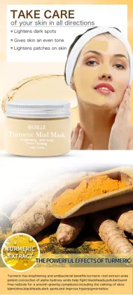 Organic Turmeric Deep Moisturizing Facial Mud Mask