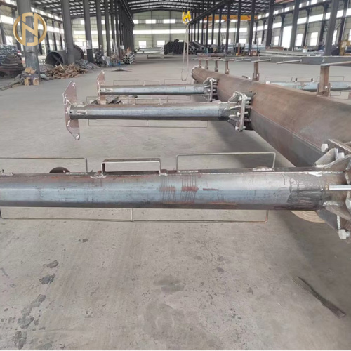 Yixing Futao 50ft दूरसंचार पोल जस्ती के साथ