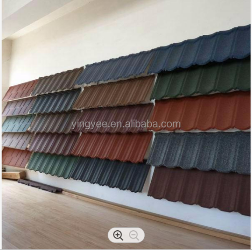 Full Auto Metal Stone Coated Roof Tile Line