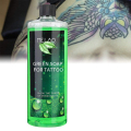 Solution de guérison apaisante Nettoyage du savon vert tatouage